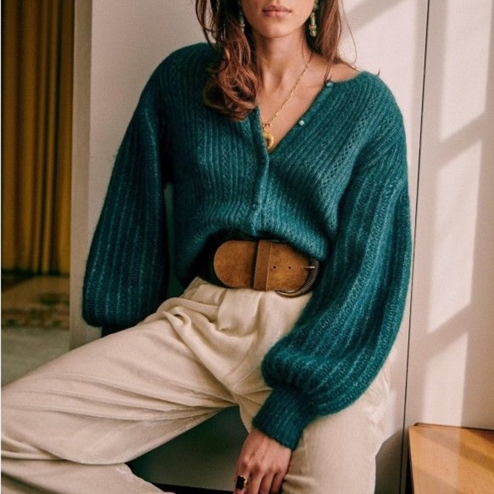 Sezane Gilet Alyssa Cardigan Sweater